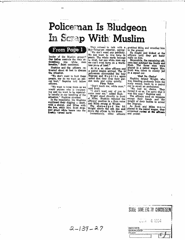 SCR ID # 2-139-0-38-2-1-1