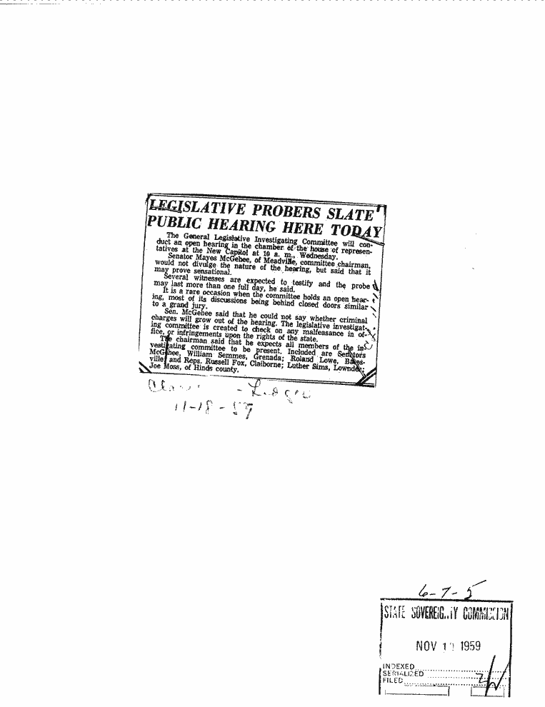 SCR ID # 6-7-0-5-1-1-1