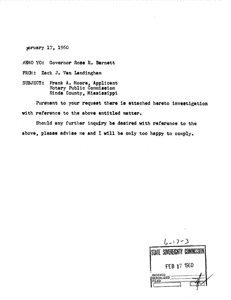 SCR ID # 6-17-0-3-1-1-1