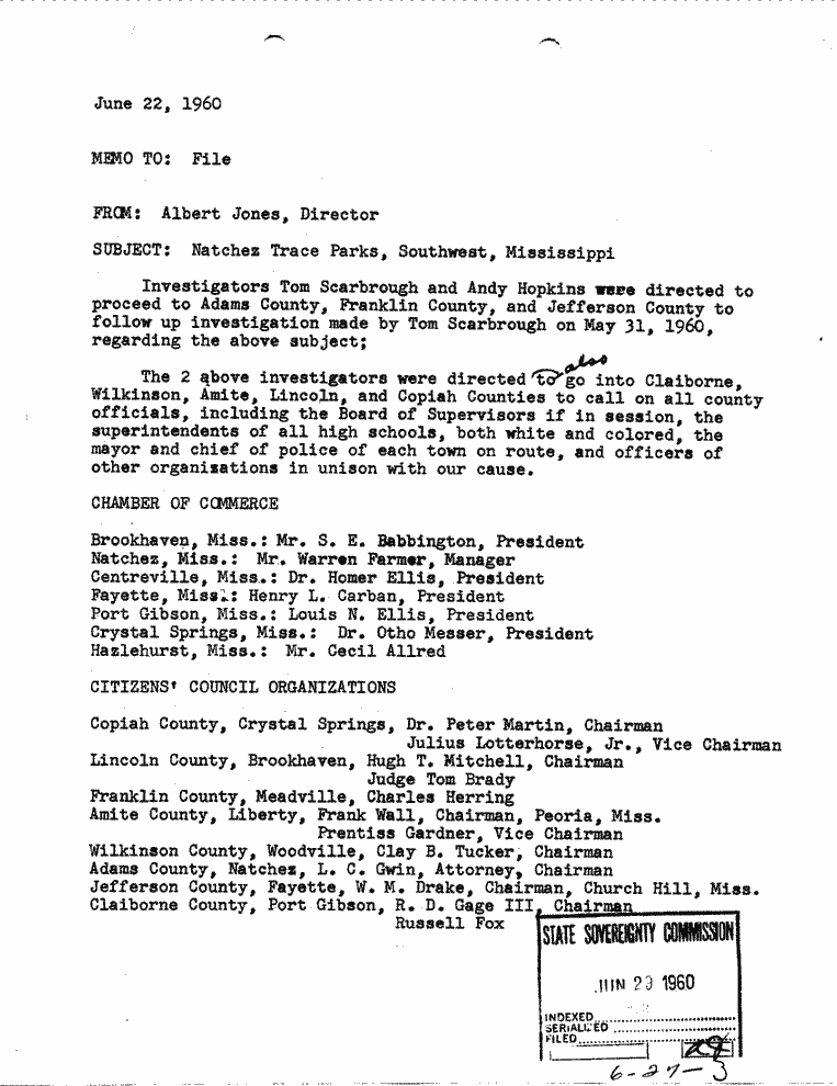 SCR ID # 6-27-0-3-1-1-1