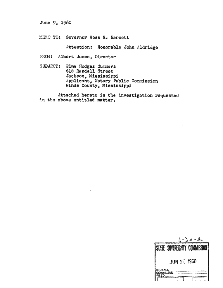 SCR ID # 6-30-0-2-1-1-1