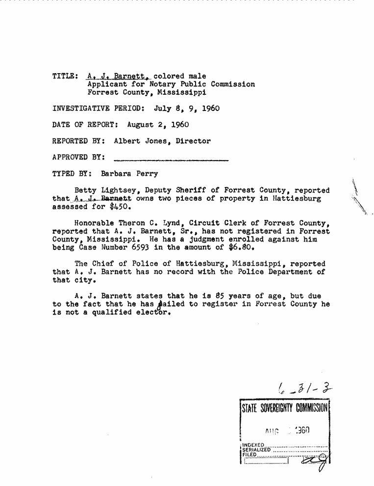 SCR ID # 6-31-0-4-1-1-1