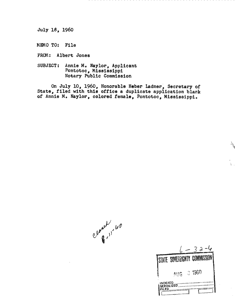 SCR ID # 6-32-0-7-1-1-1