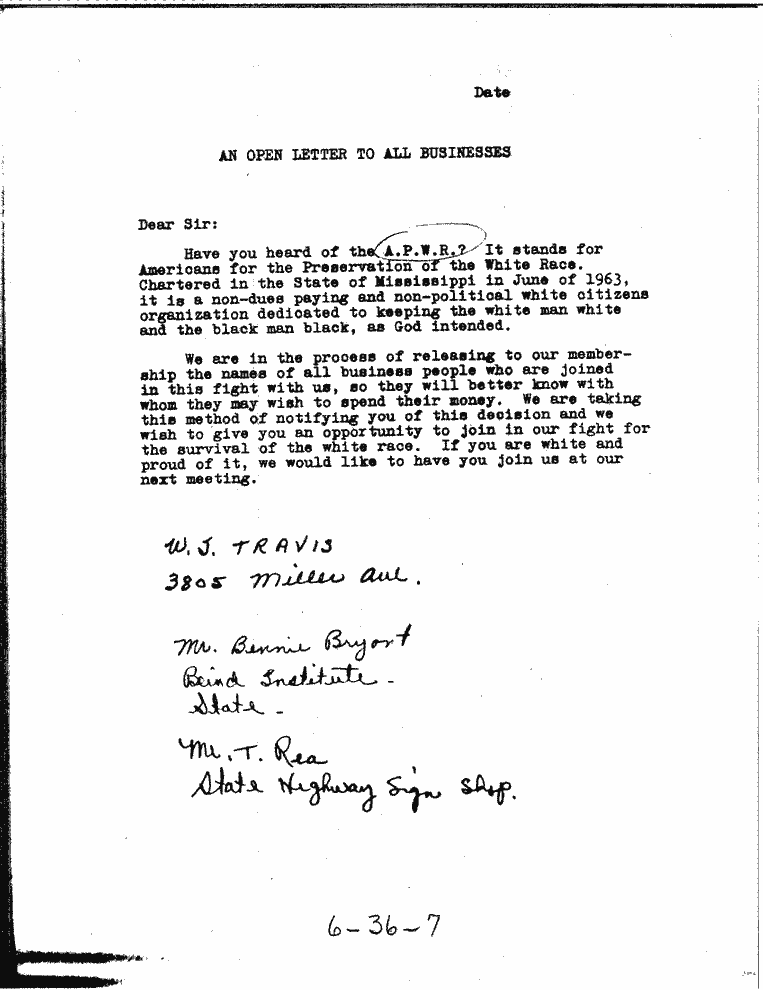 SCR ID # 6-36-0-7-1-1-1