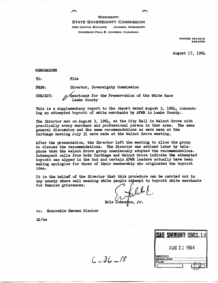 SCR ID # 6-36-0-18-1-1-1