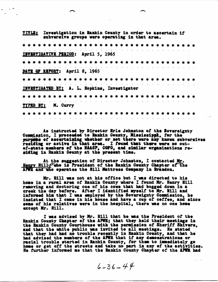 SCR ID # 6-36-0-51-1-1-1