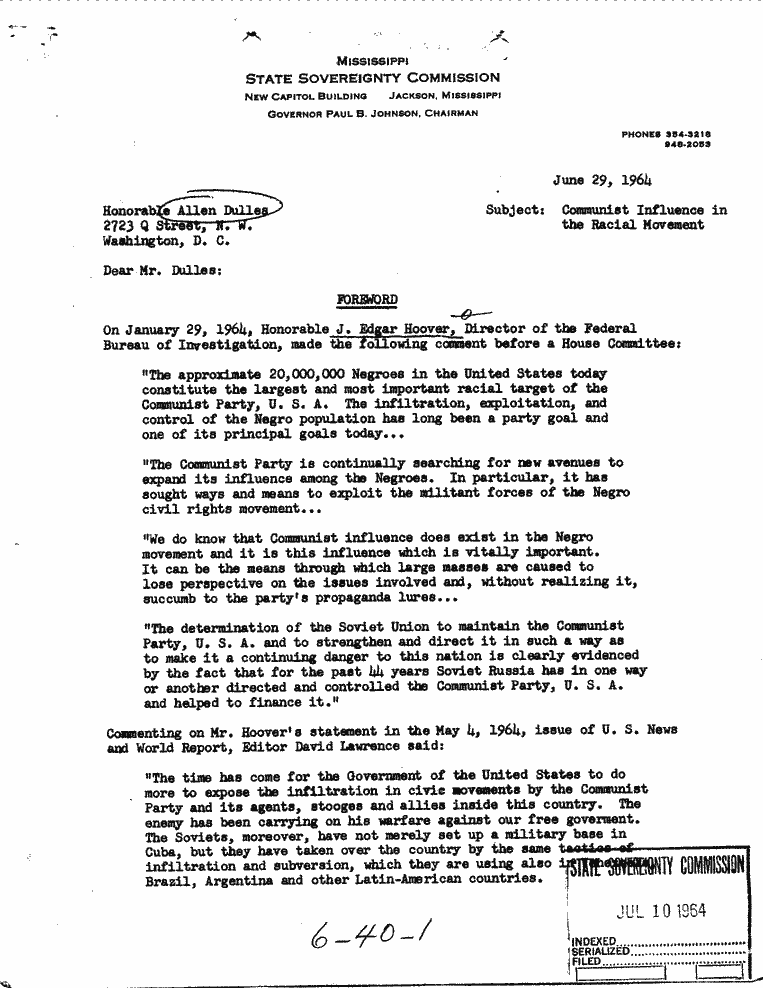 SCR ID # 6-40-0-1-1-1-1