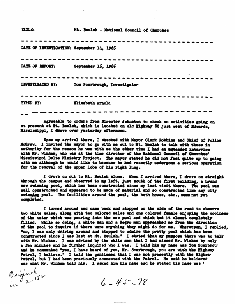 SCR ID # 6-45-1-91-1-1-1