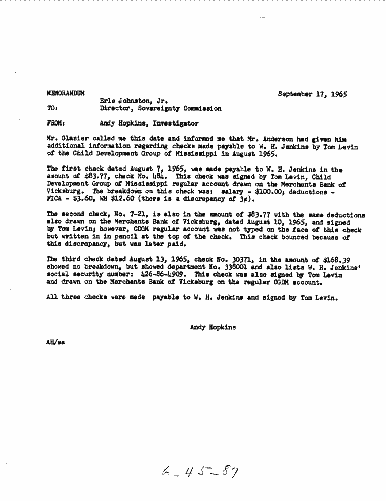 SCR ID # 6-45-2-5-1-1-1