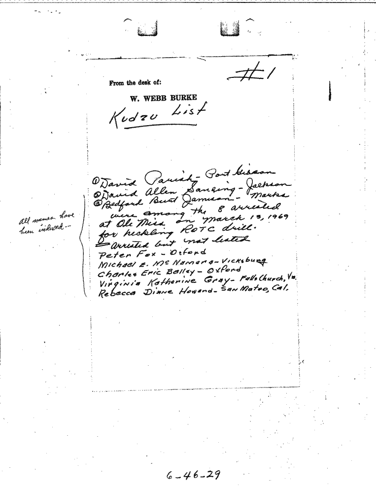 SCR ID # 6-46-0-29-1-1-1