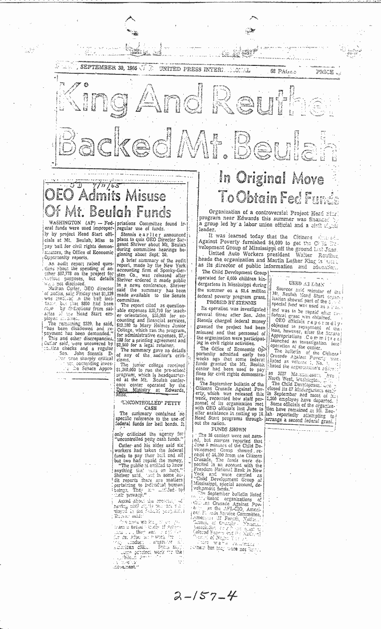 SCR ID # 2-157-1-5-1-1-1