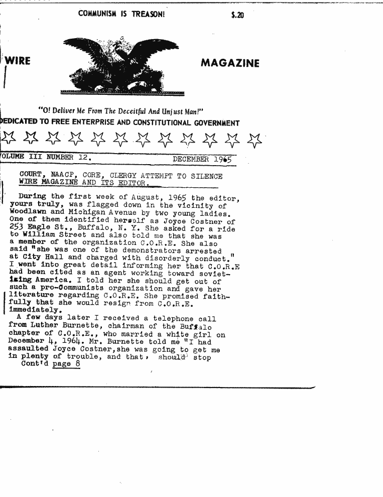 SCR ID # 6-52-0-8-1-1-1