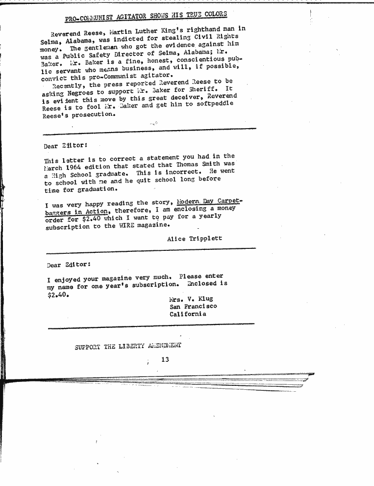 SCR ID # 6-52-0-11-13-1-1