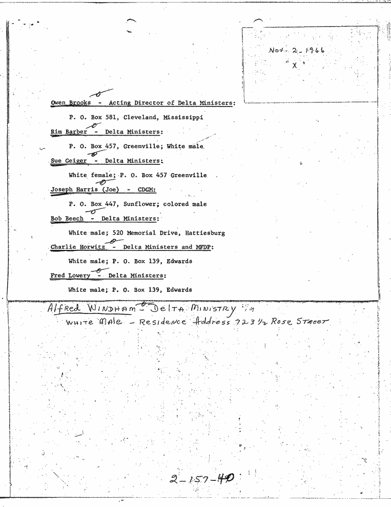 SCR ID # 2-157-2-22-1-1-1