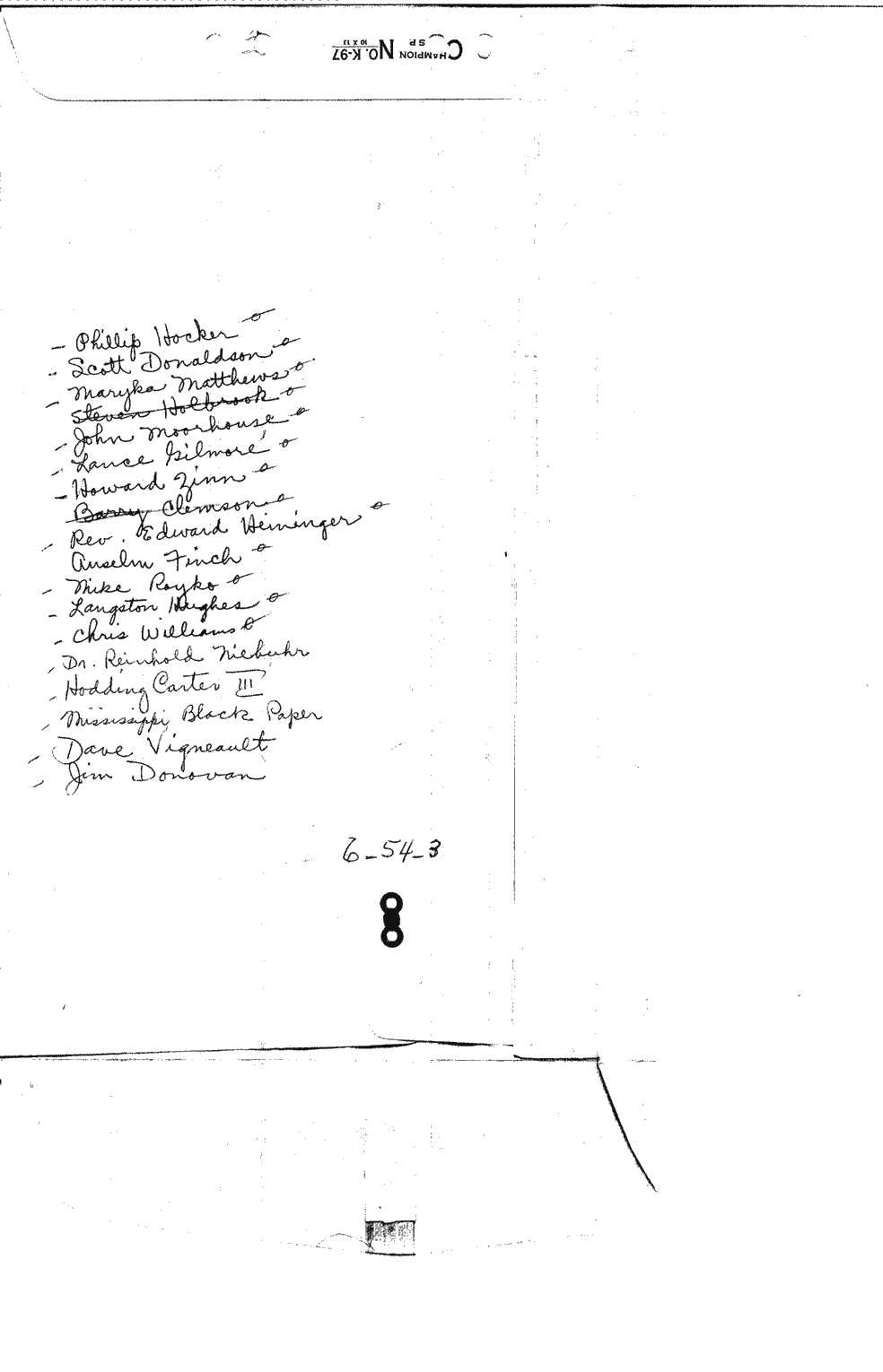 SCR ID # 6-54-0-88-2-1-1