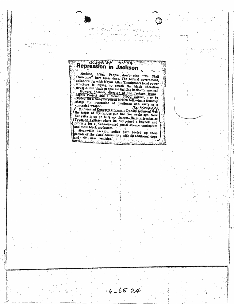 SCR ID # 6-65-0-30-1-1-1
