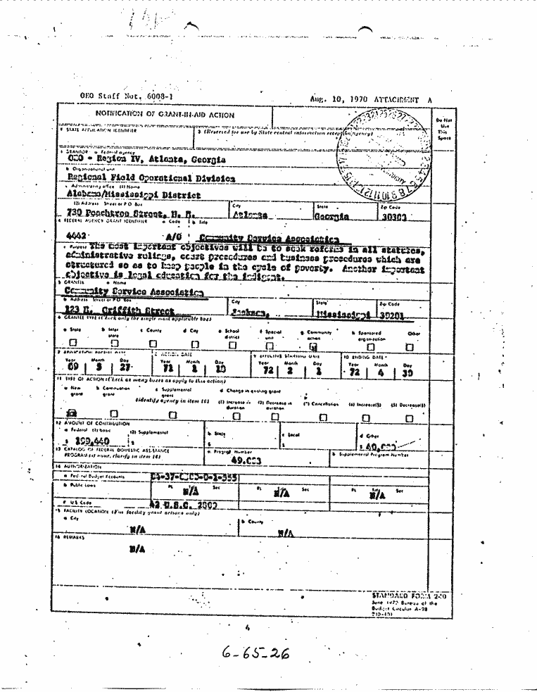 SCR ID # 6-65-0-32-1-1-1
