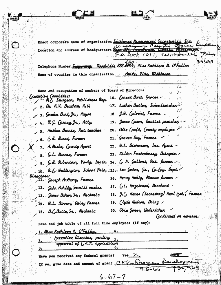 SCR ID # 6-67-0-7-1-1-1