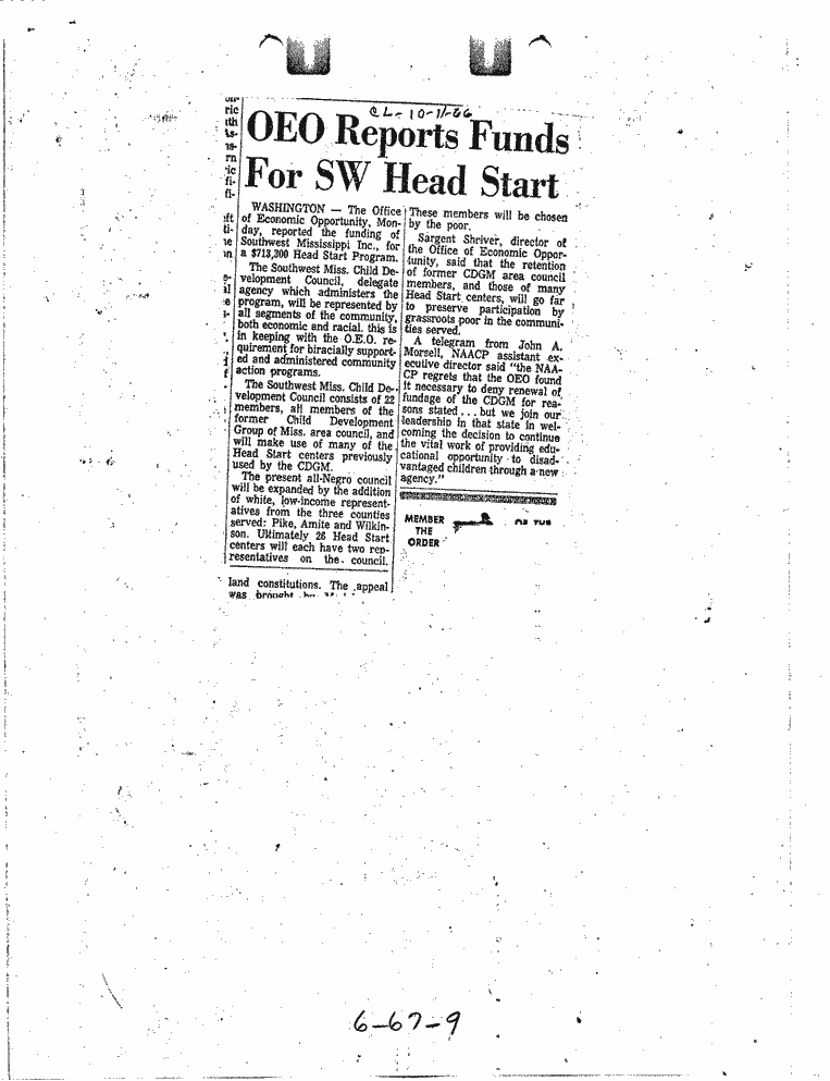 SCR ID # 6-67-0-9-2-1-1