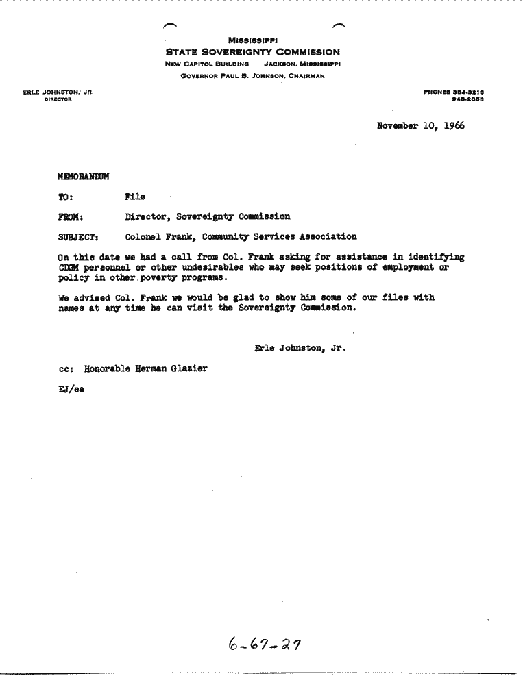 SCR ID # 6-67-0-23-1-1-1