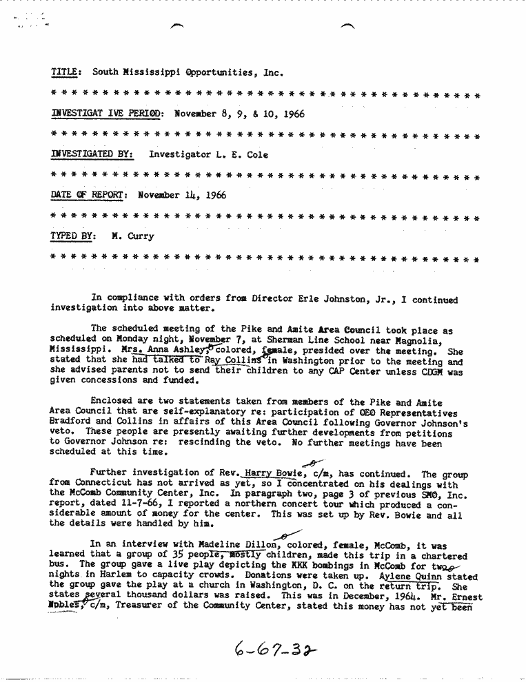 SCR ID # 6-67-0-28-1-1-1