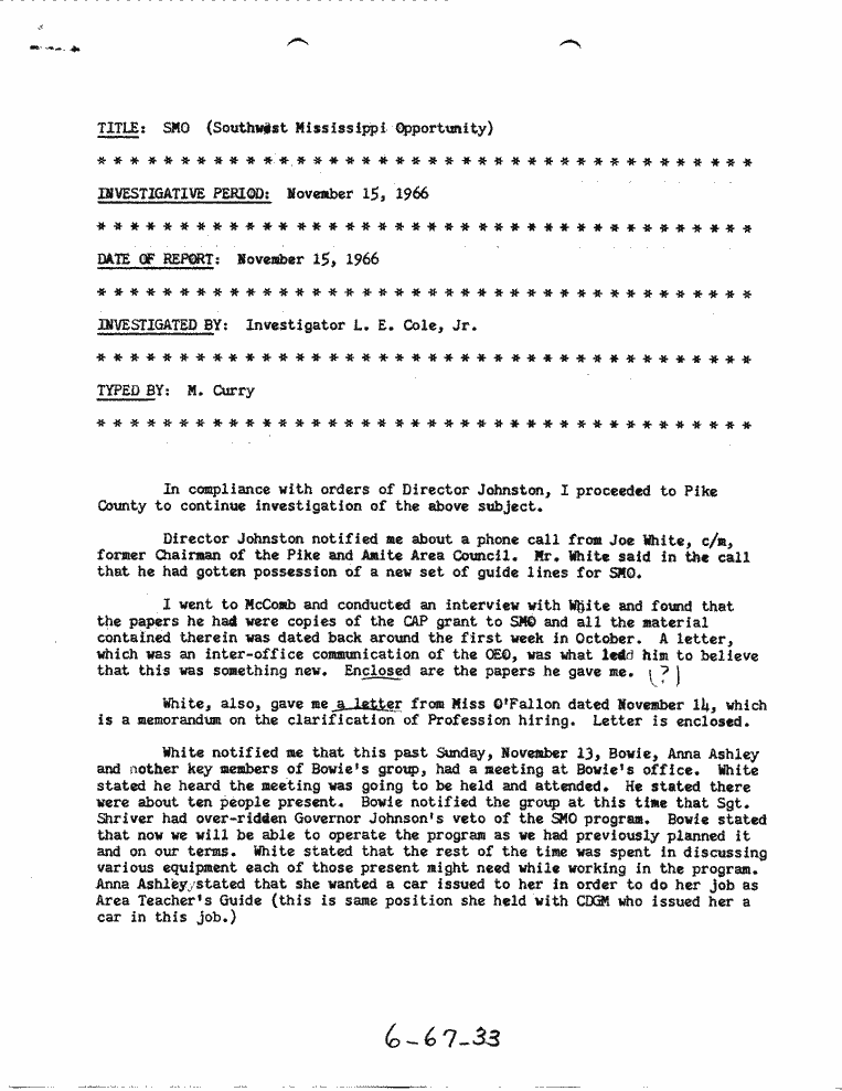 SCR ID # 6-67-0-29-1-1-1