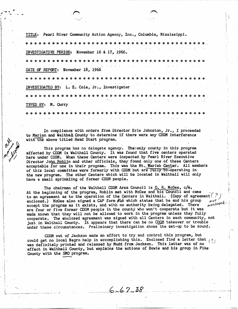 SCR ID # 6-67-0-34-1-1-1