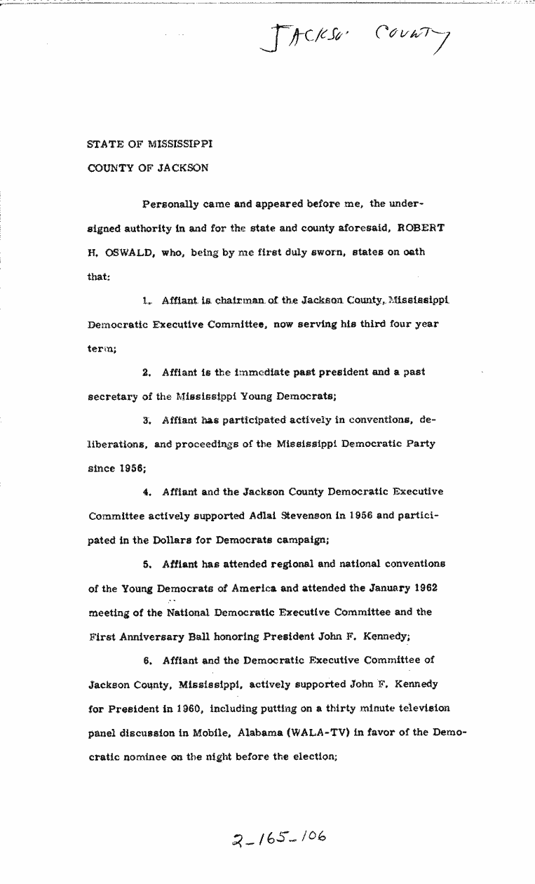 SCR ID # 2-165-3-1-1-1-1