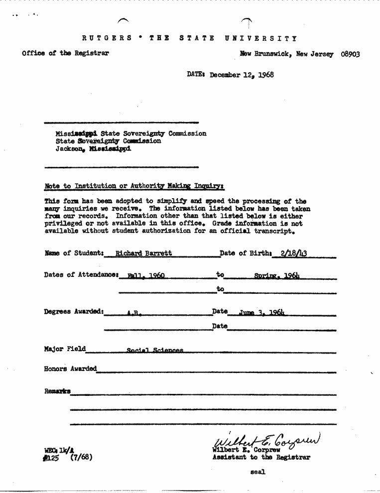 SCR ID # 6-72-3-12-2-1-1