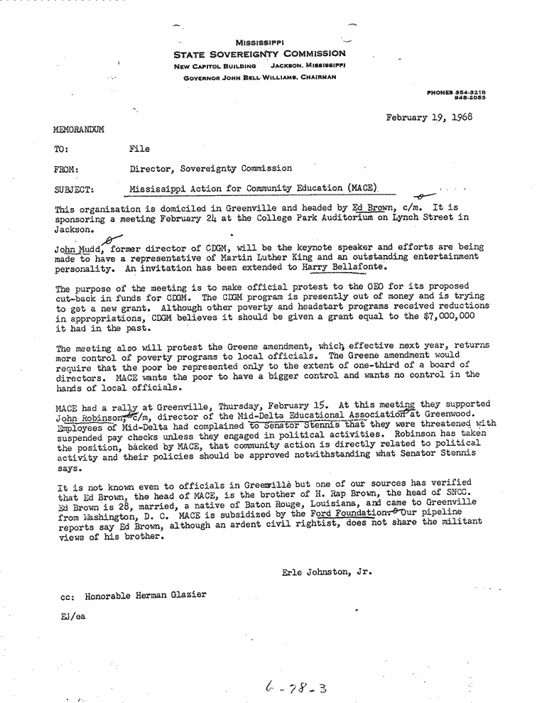 SCR ID # 6-78-0-3-1-1-1