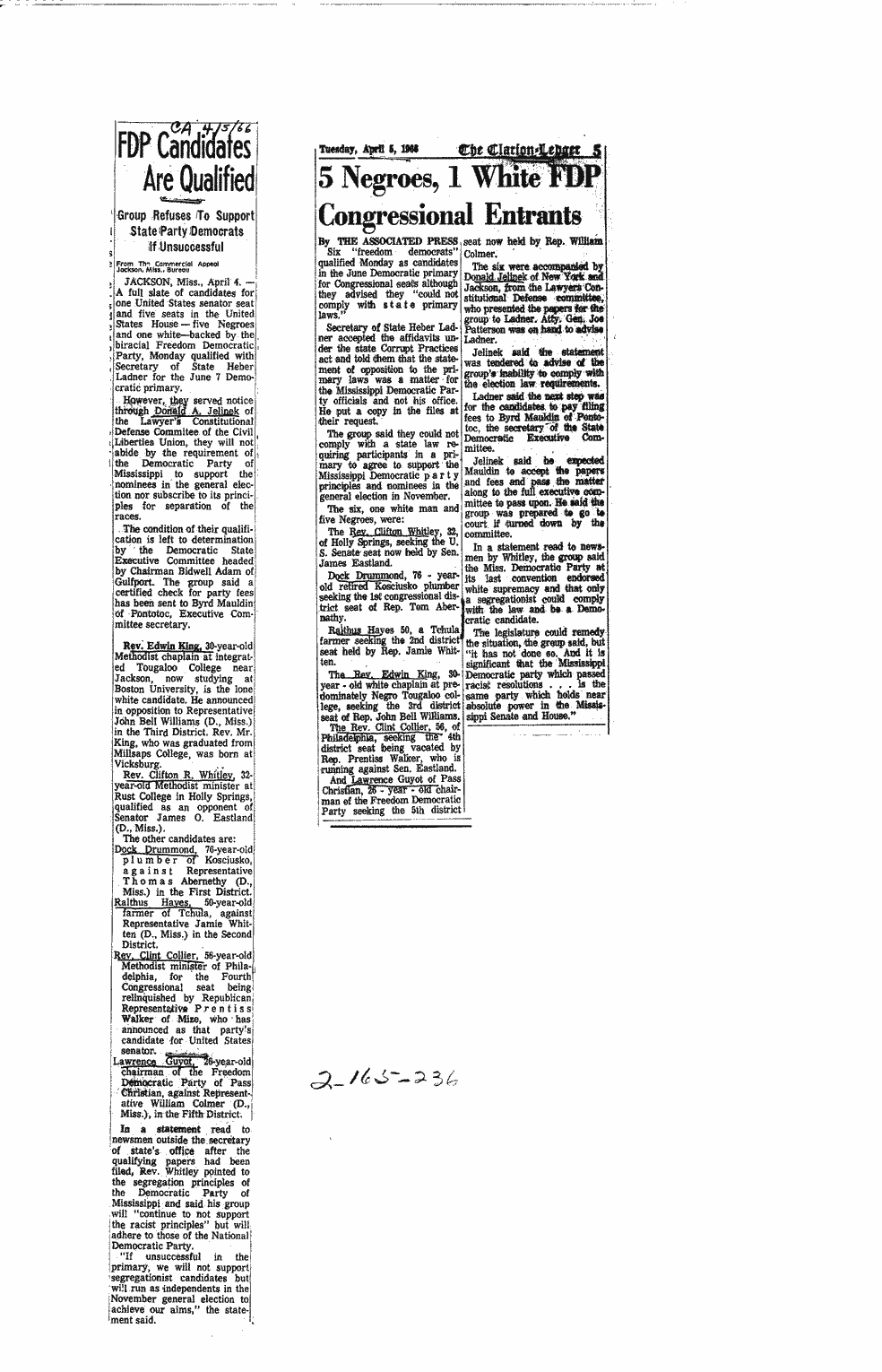 SCR ID # 2-165-6-31-1-1-1