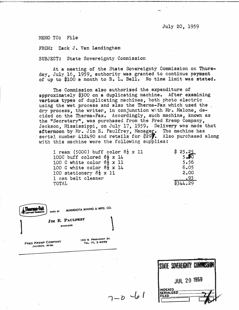 SCR ID # 7-0-1-64-1-1-1