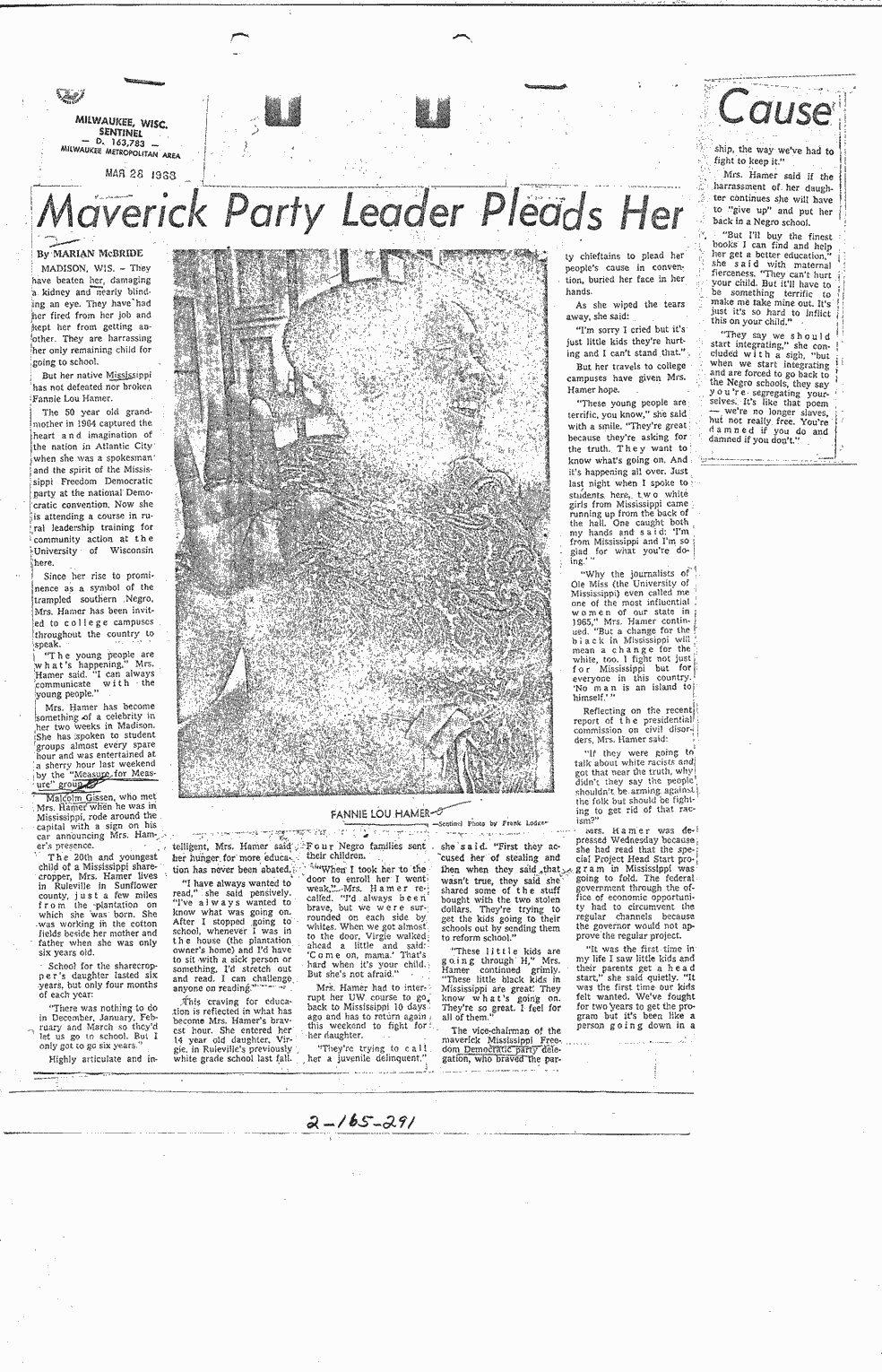 SCR ID # 2-165-6-124-1-1-1