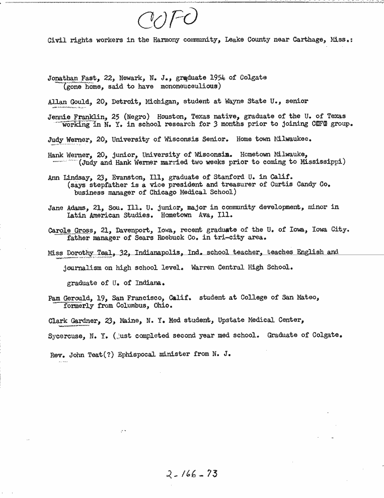 SCR ID # 2-166-2-44-1-1-1