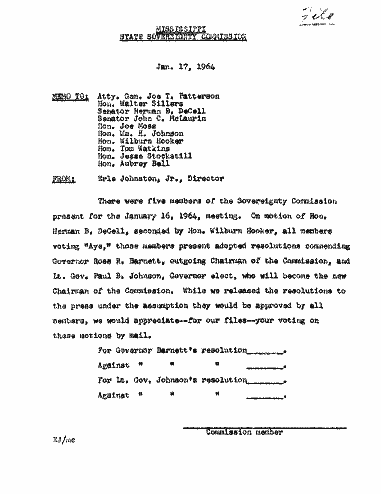 SCR ID # 7-0-8-64-1-1-1