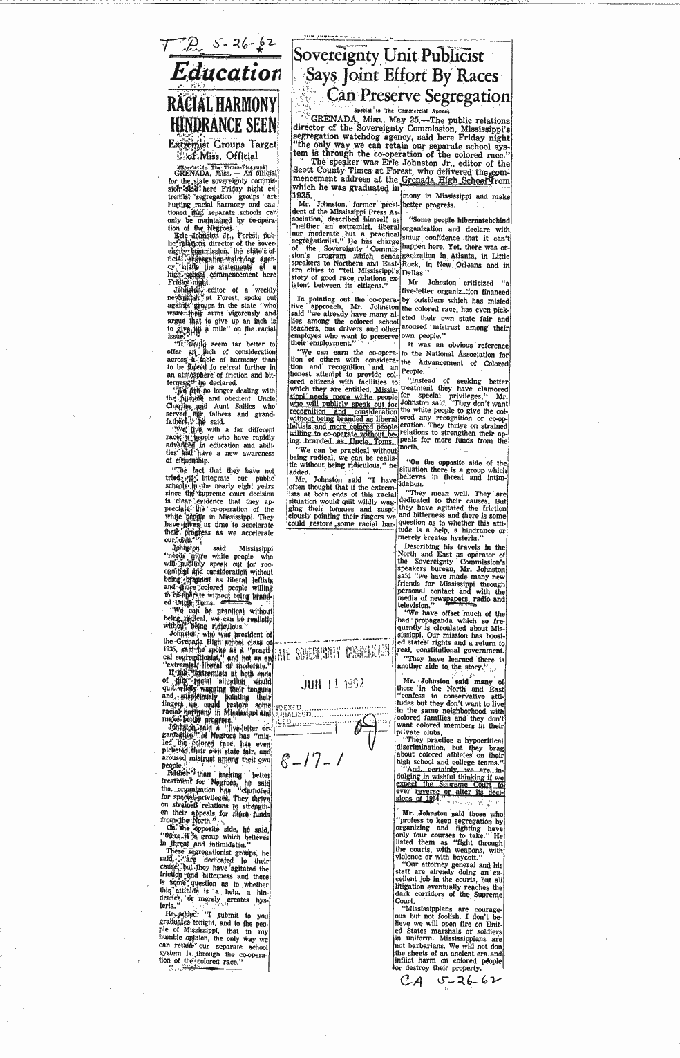 SCR ID # 8-17-0-1-1-1-1