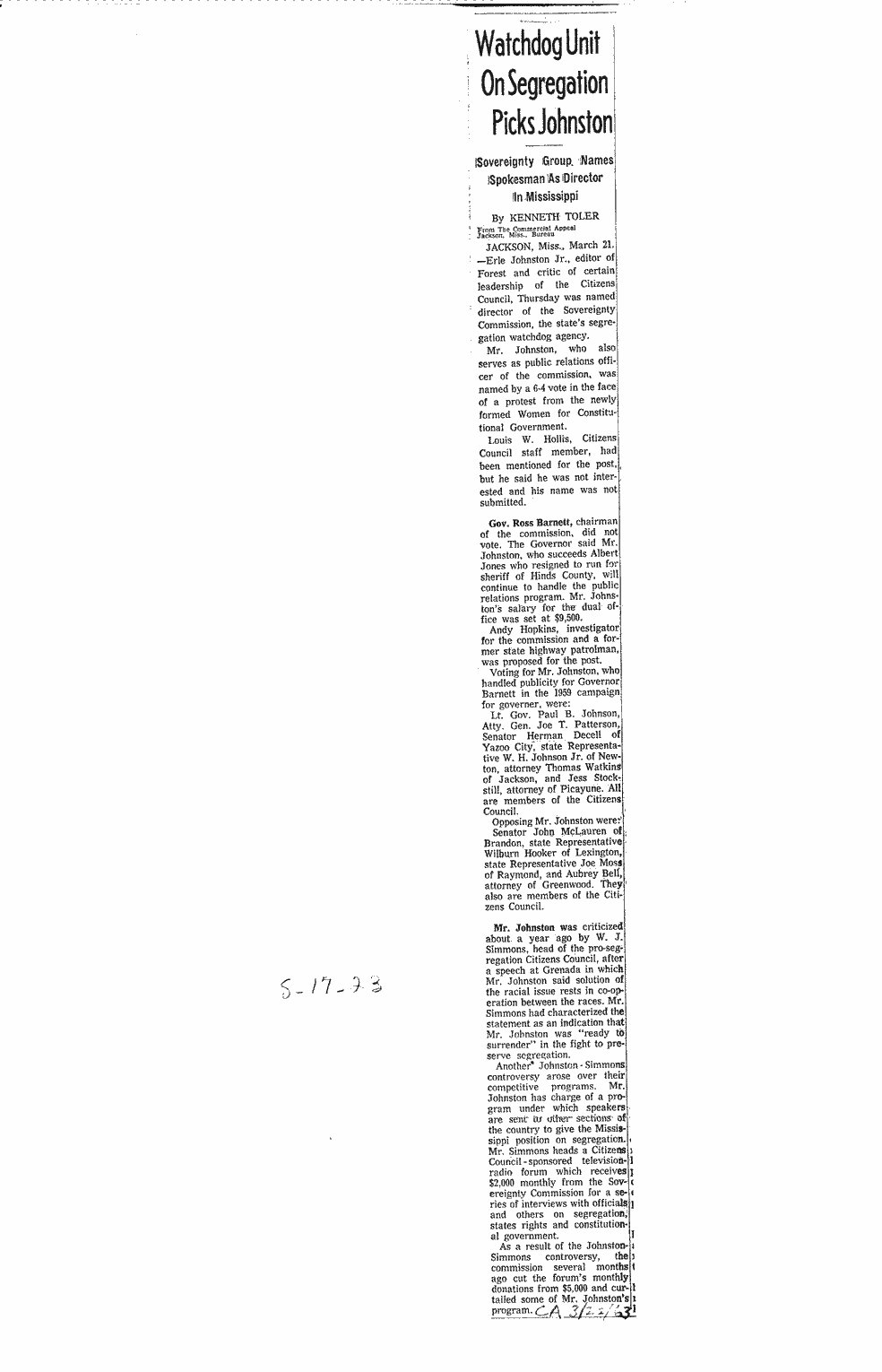 SCR ID # 8-17-0-33-1-1-1