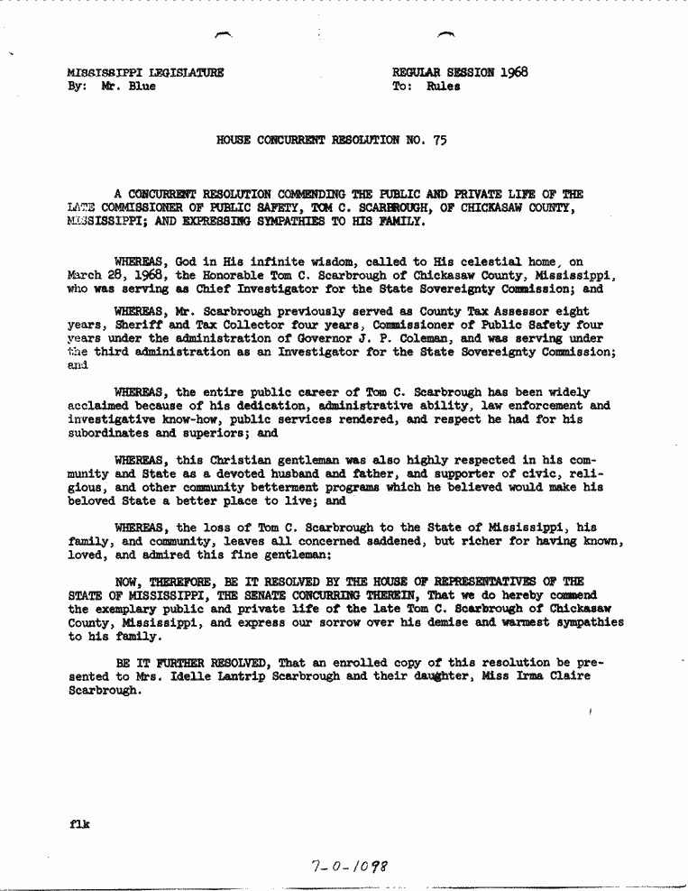 SCR ID # 7-0-10-134-1-1-1