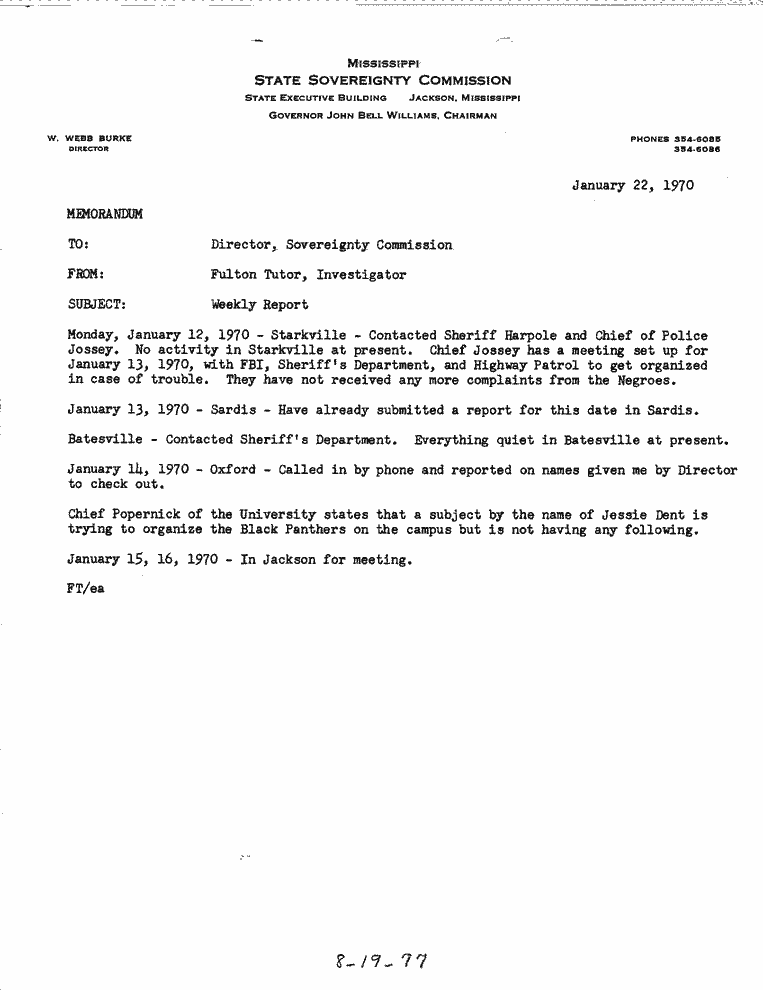 SCR ID # 8-19-1-94-1-1-1