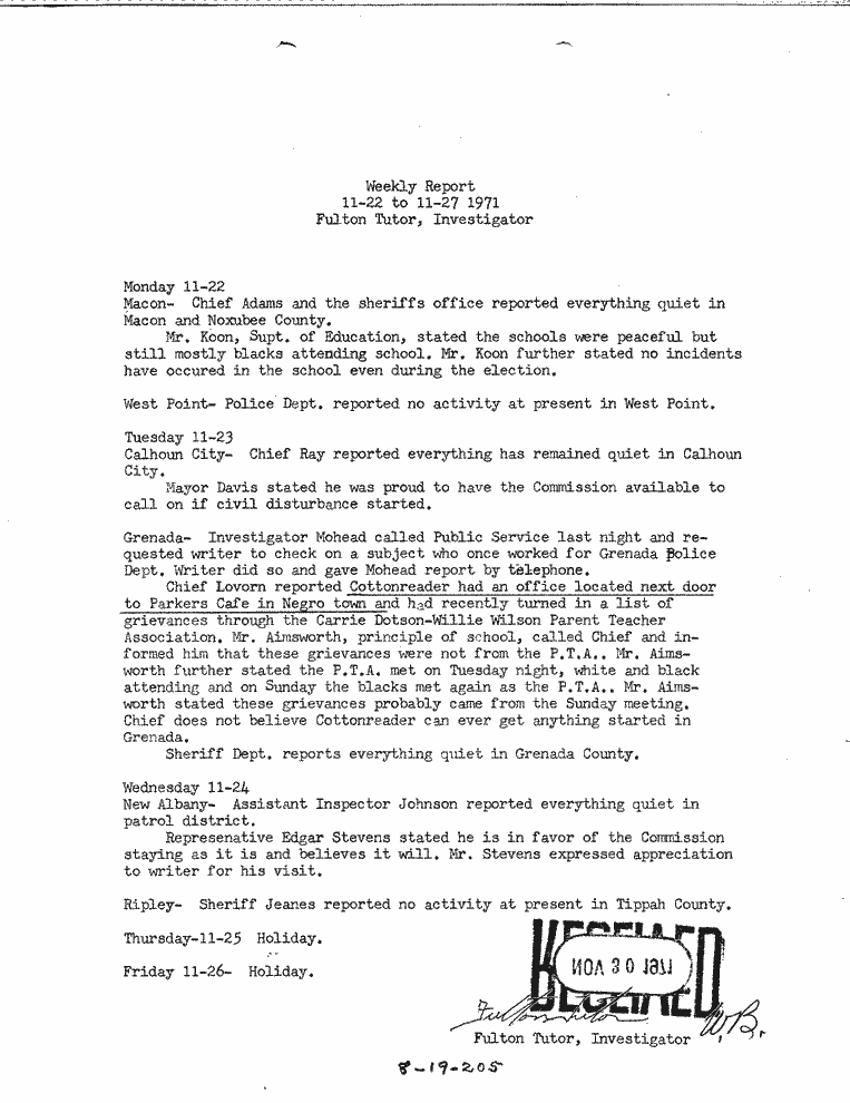 SCR ID # 8-19-3-6-1-1-1