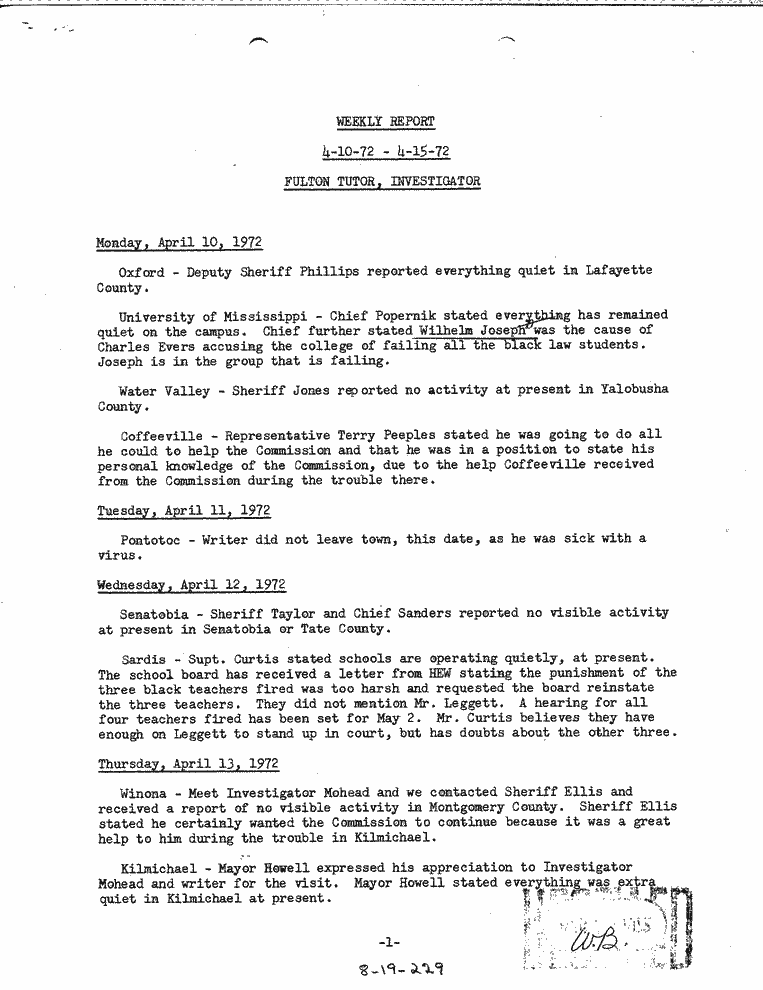 SCR ID # 8-19-3-33-1-1-1