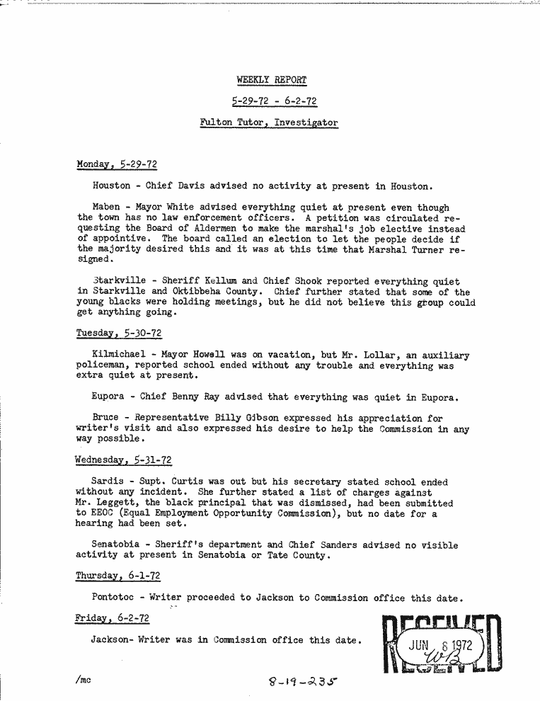 SCR ID # 8-19-3-41-1-1-1