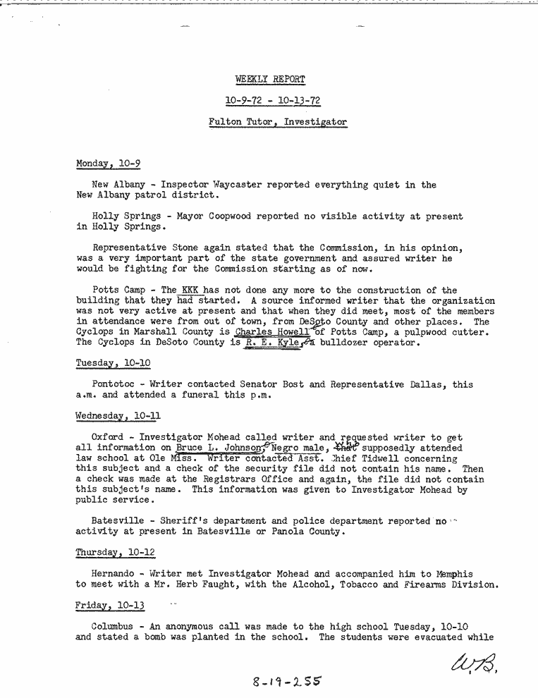 SCR ID # 8-19-3-63-1-1-1