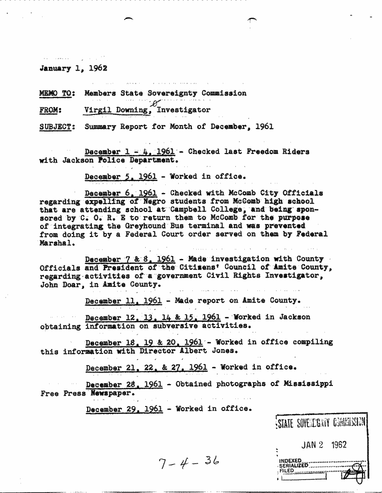 SCR ID # 7-4-0-58-1-1-1