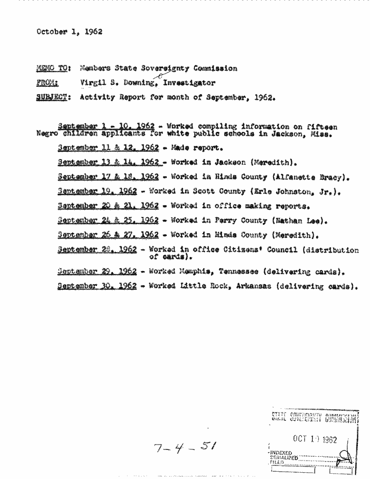 SCR ID # 7-4-0-83-3-1-1