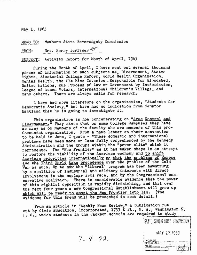 SCR ID # 7-4-0-98-1-1-1