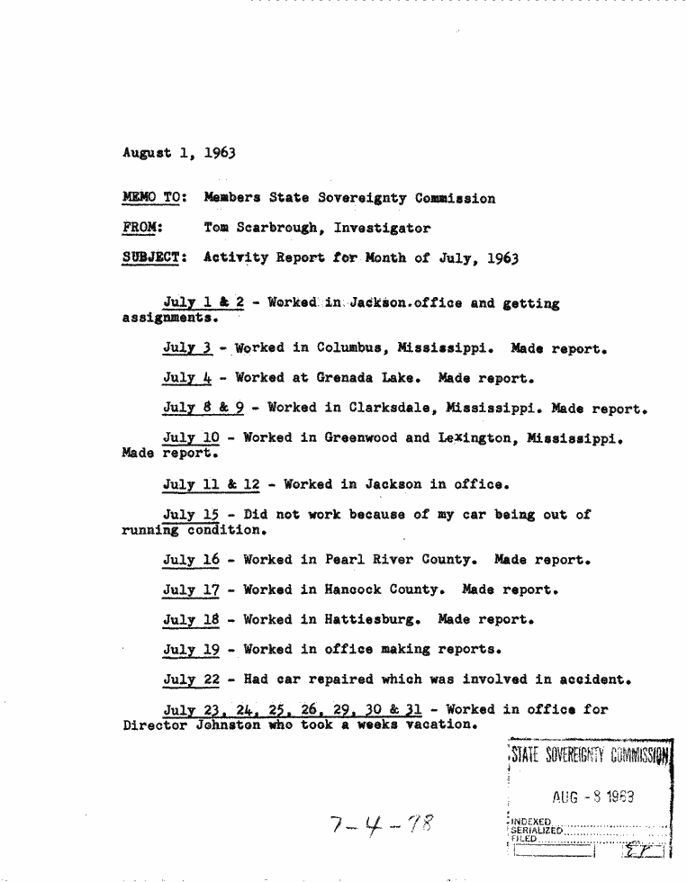 SCR ID # 7-4-0-104-3-1-1