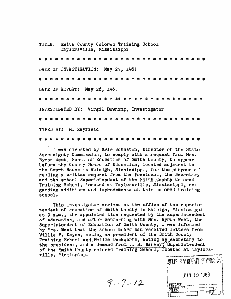 SCR ID # 9-7-0-11-1-1-1