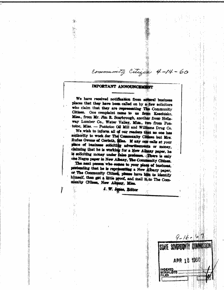 SCR ID # 9-16-0-66-1-1-1