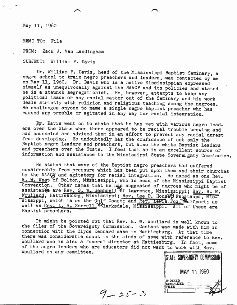 SCR ID # 9-25-0-3-1-1-1